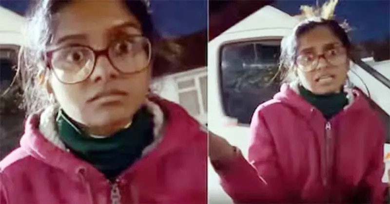 লন্ডনের রাস্তায় ভারতীয় তরুণীর ‘চাঁদাবাজি’!