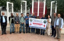 সাংবাদিক বিভুরঞ্জনের রহস্যময় মৃত্যু ও আসাদুজ্জামান তুহিন হত্যার প্রতিবাদে লন্ডন শহীদ মিনারে মানববন্ধন